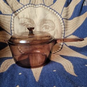 Corning Visionware Amber Pyrex 2.5 Litre Pot